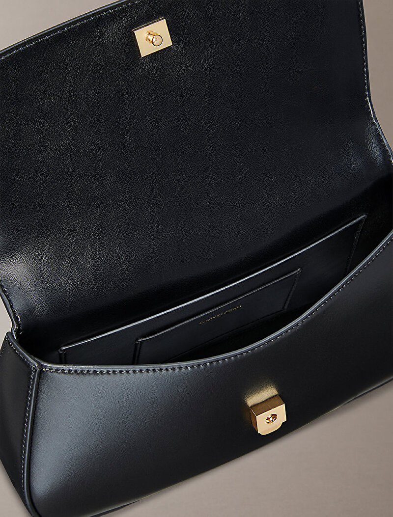 Calvin Klein Siyah Renkli Kadın CK Top Handle Çapraz Çanta