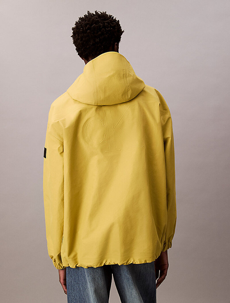 Calvin Klein Sarı Renkli Erkek Naylon Oxford Ceket