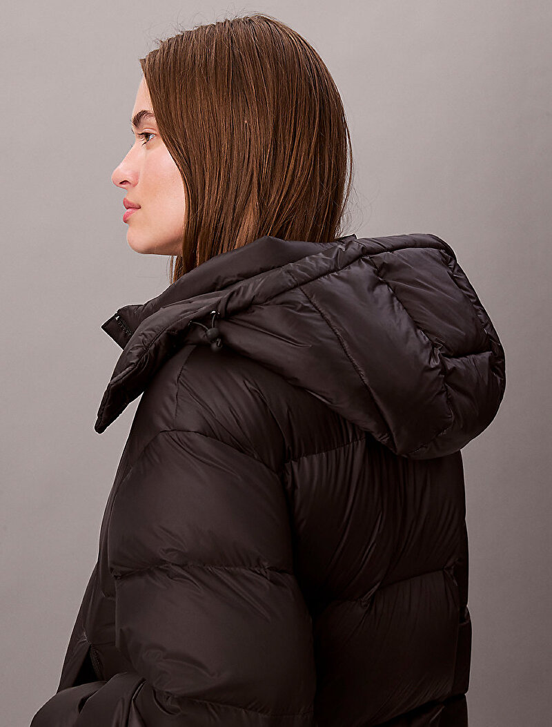 Calvin Klein Siyah Renkli Kadın Essential Midweight Puffer Mont