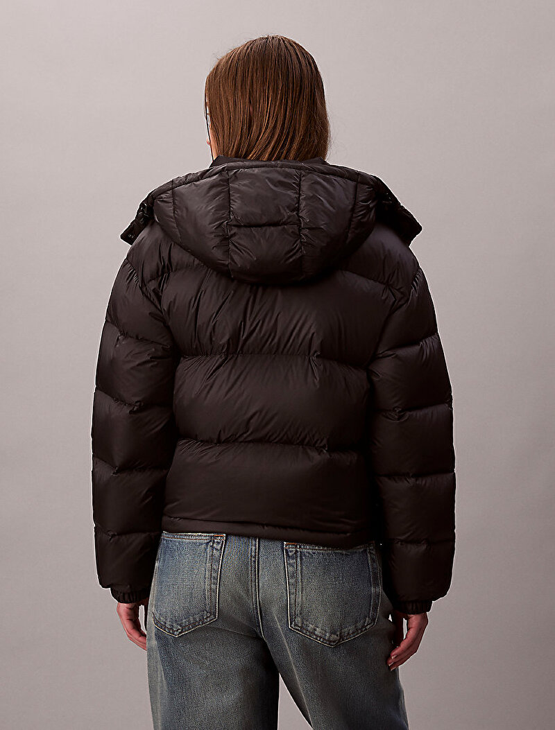 Calvin Klein Siyah Renkli Kadın Essential Midweight Puffer Mont