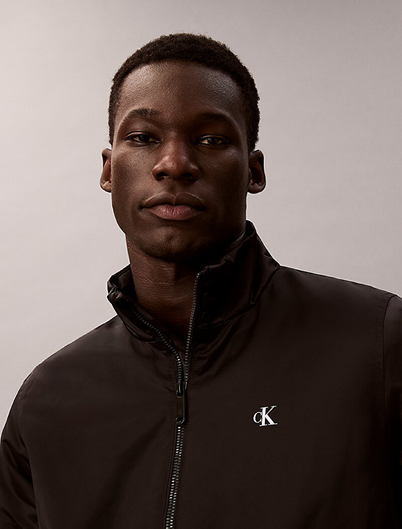 Calvin Klein Siyah Renkli Erkek Padded Harrington Ceket
