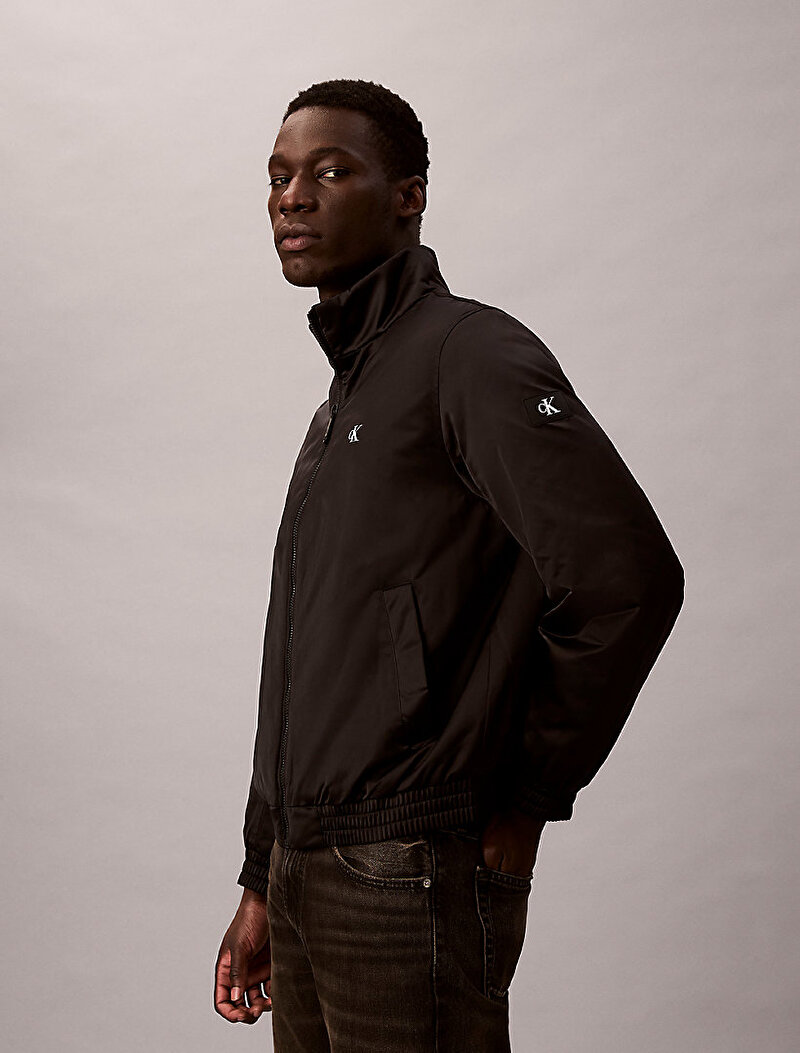 Calvin Klein Siyah Renkli Erkek Padded Harrington Ceket