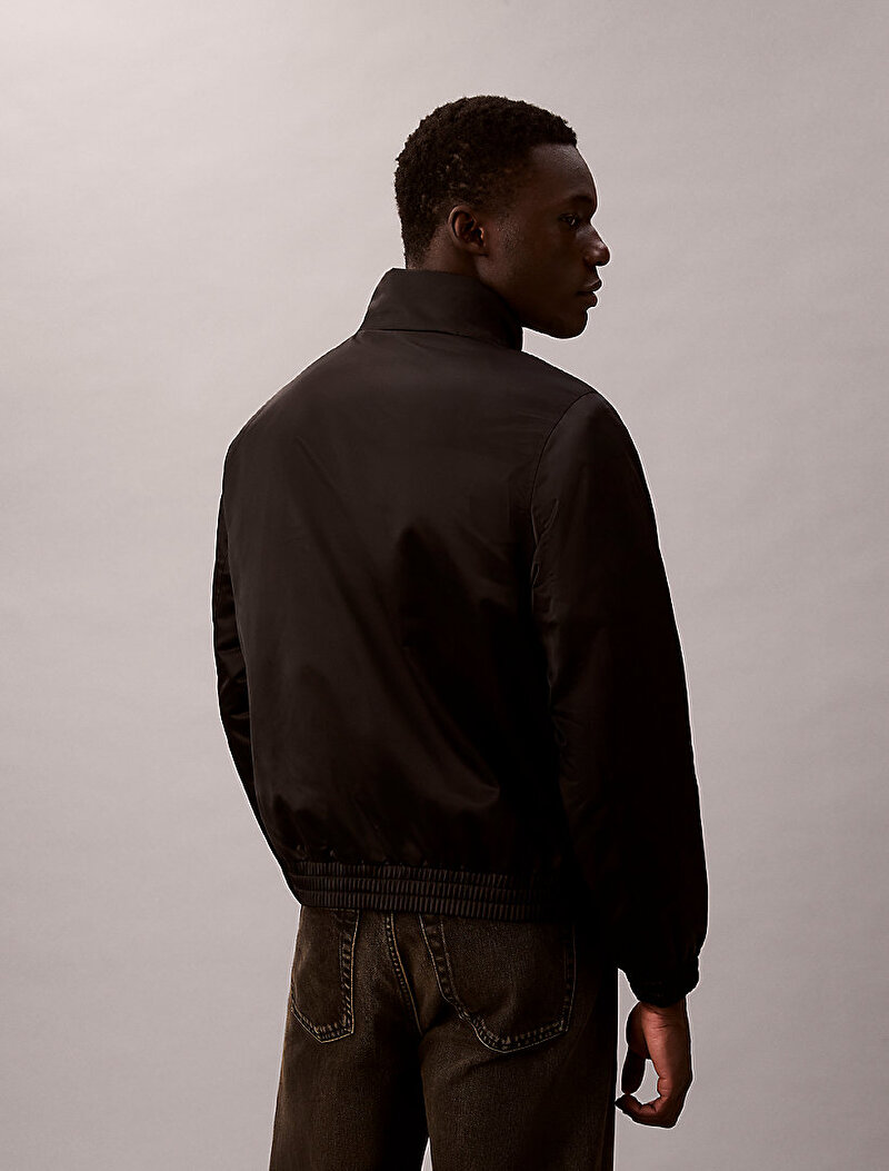 Calvin Klein Siyah Renkli Erkek Padded Harrington Ceket