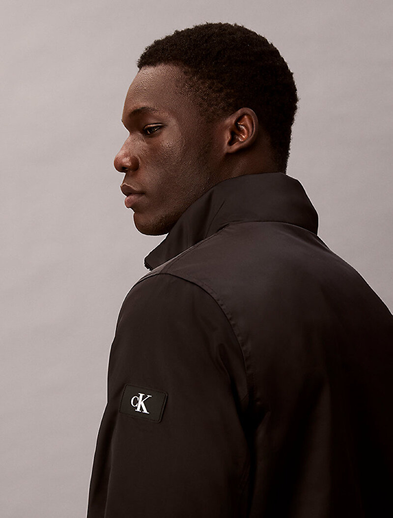 Calvin Klein Siyah Renkli Erkek Padded Harrington Ceket