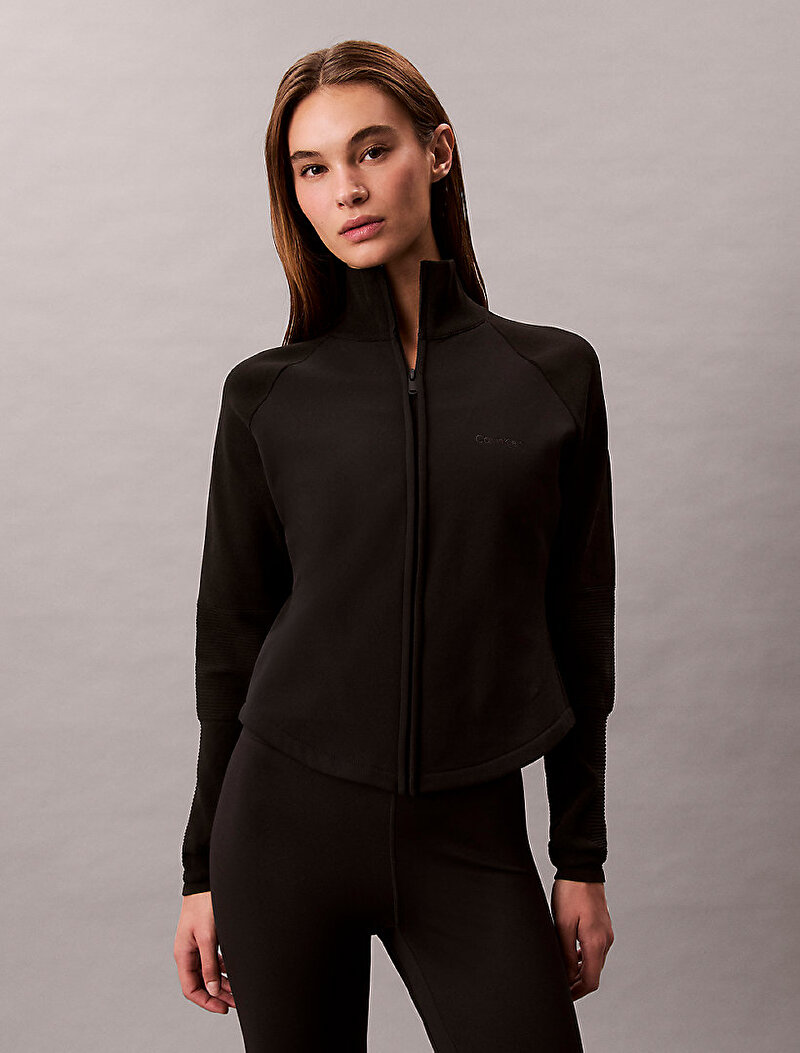 Calvin Klein Siyah Renkli Kadın Tech Hybrid Midlayer Ceket