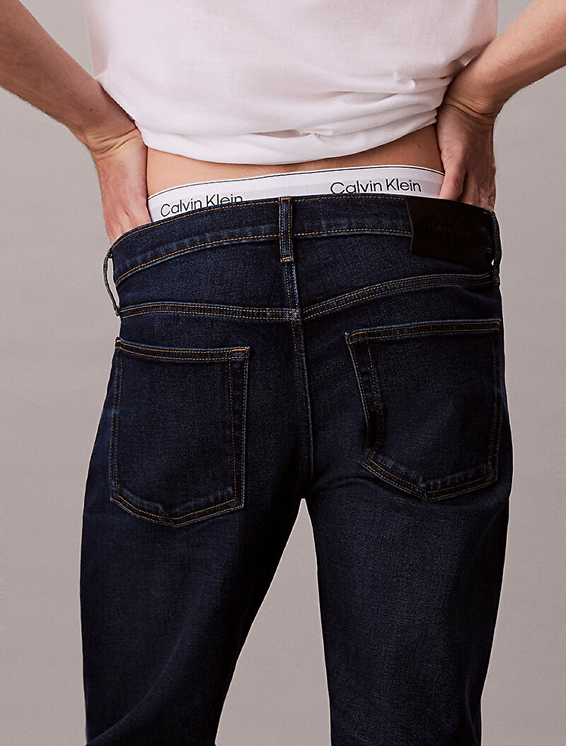 Calvin Klein Siyah Renkli Erkek Slim Straight Medway Jean Pantolon