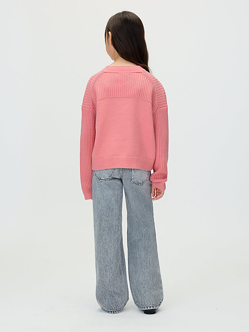 Calvin Klein Pembe Renkli Kız Çocuk Monologo Kazak