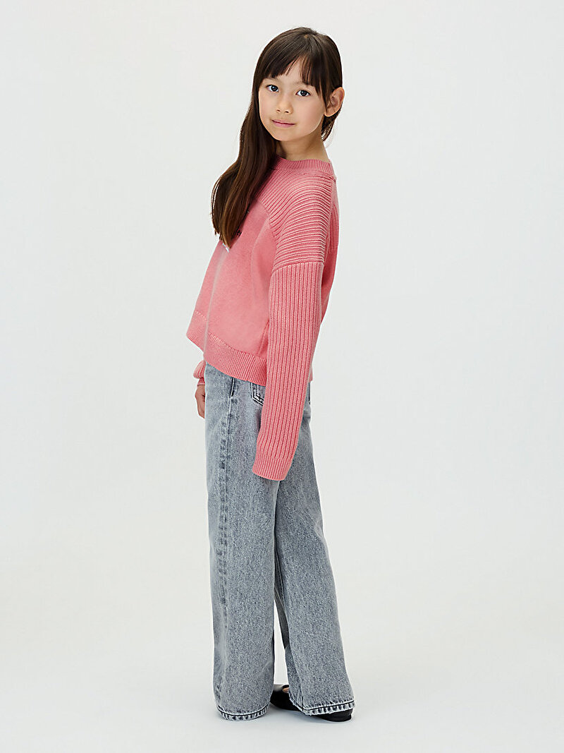 Calvin Klein Pembe Renkli Kız Çocuk Monologo Kazak