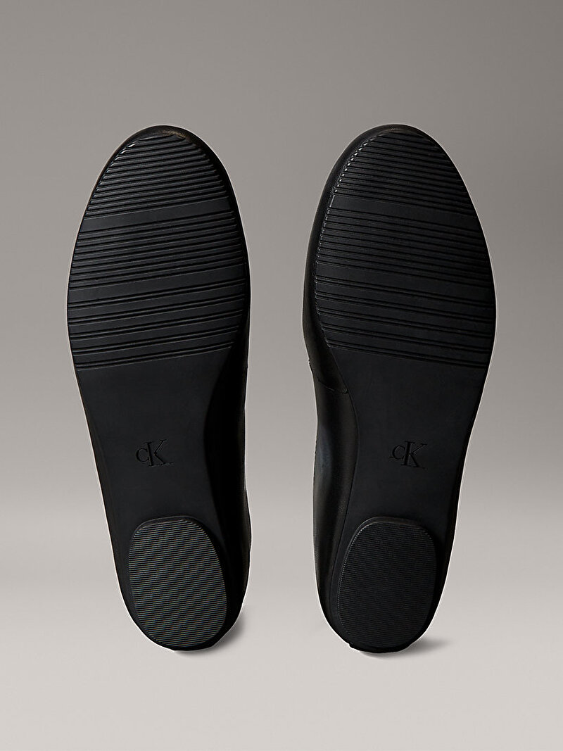 Calvin Klein Siyah Renkli Kadın Round Babet