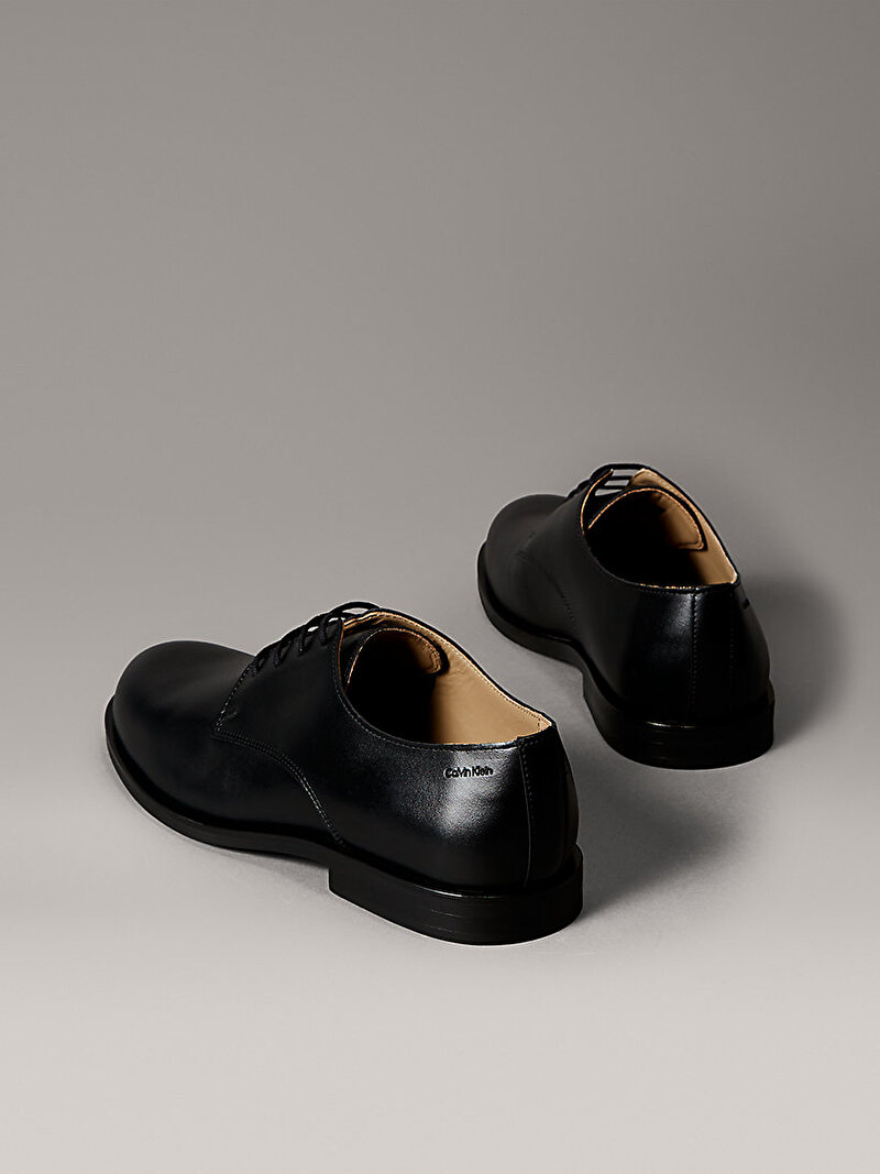 Calvin Klein Siyah Renkli Erkek Essential Rubber Derby Klasik Ayakkabı