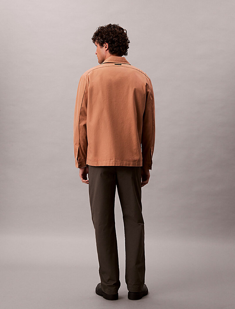 Calvin Klein Kahverengi Renkli Erkek 90s StraightTwill Pantolon