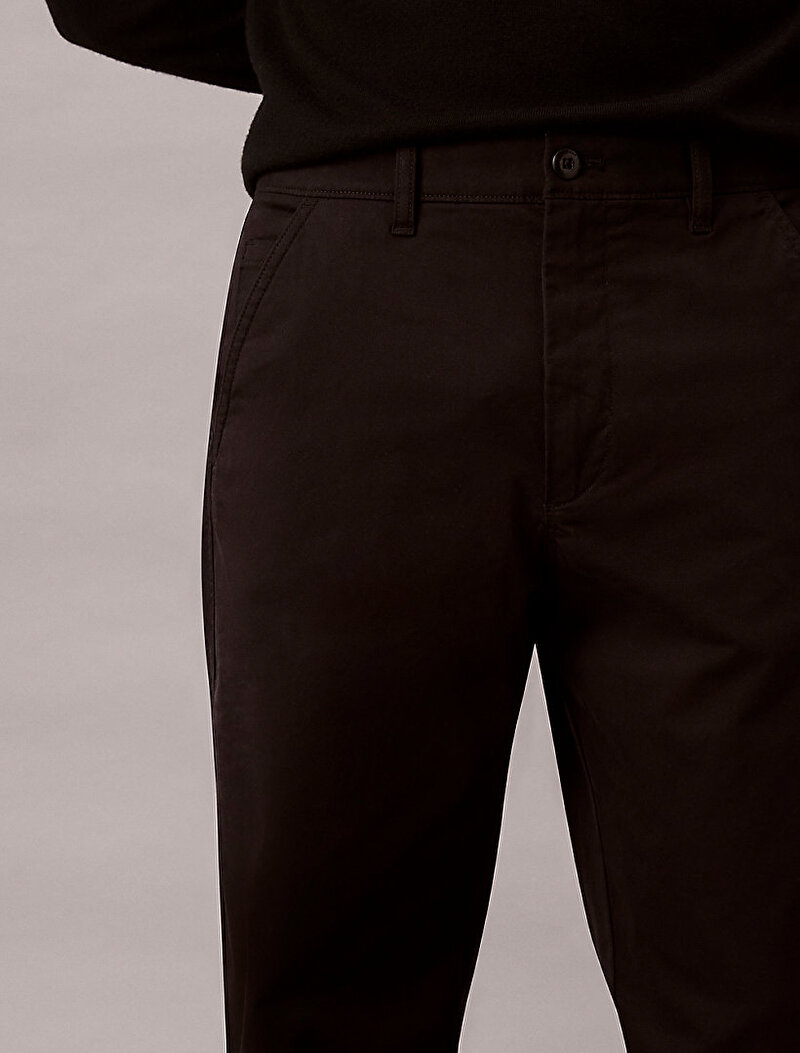 Calvin Klein Siyah Renkli Erkek 90s StraightTwill Pantolon