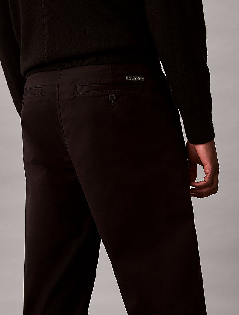 Calvin Klein Siyah Renkli Erkek 90s StraightTwill Pantolon