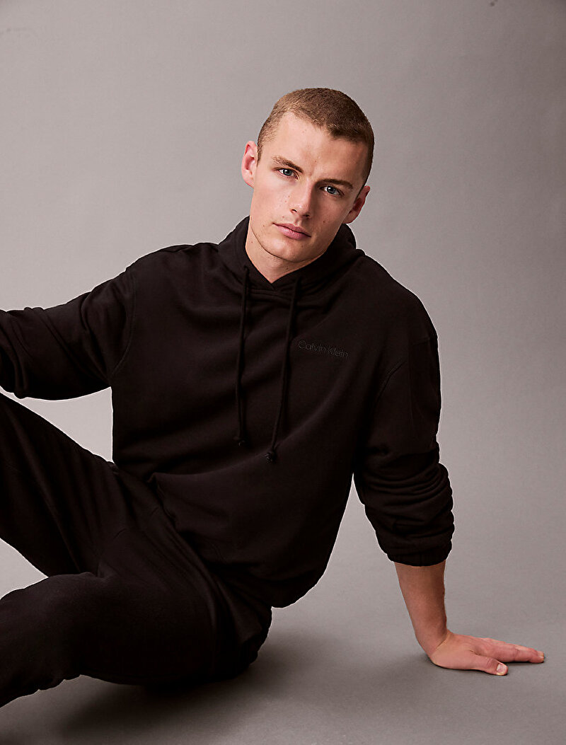 Calvin Klein Siyah Renkli Erkek Hoodie