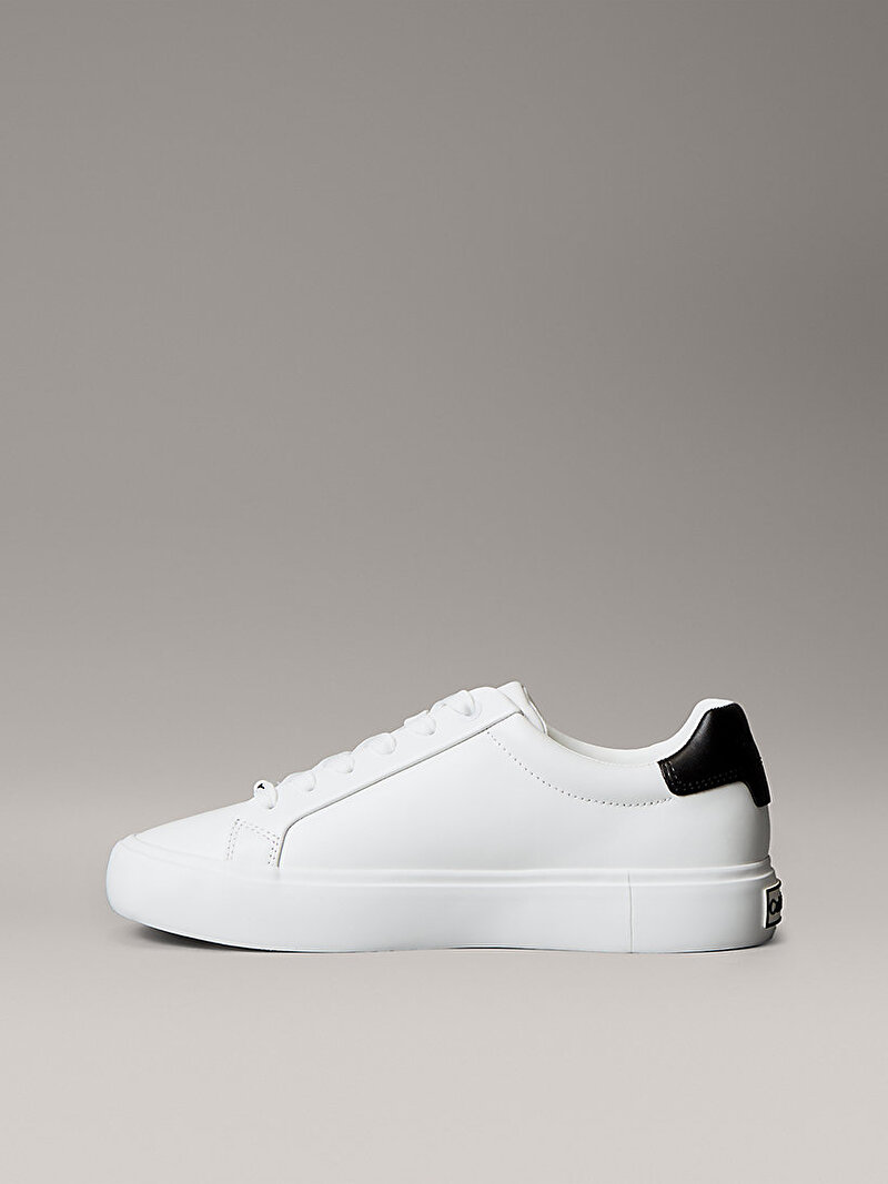 Calvin Klein Beyaz Renkli Kadın Lace-up Sneaker