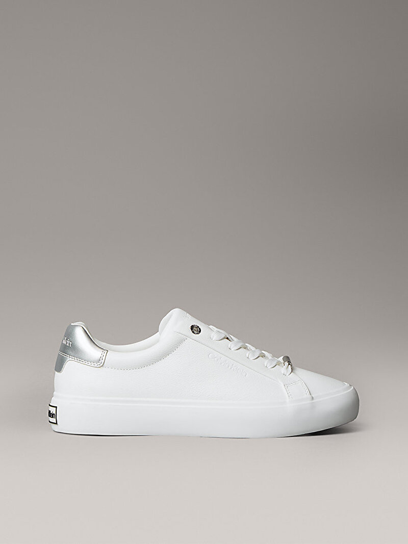 Calvin Klein Beyaz Renkli Kadın Lace-up Sneaker