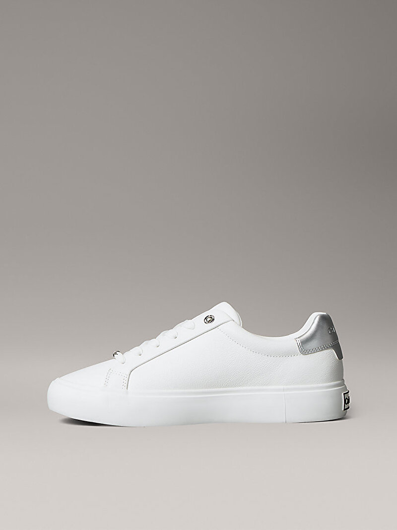 Calvin Klein Beyaz Renkli Kadın Lace-up Sneaker