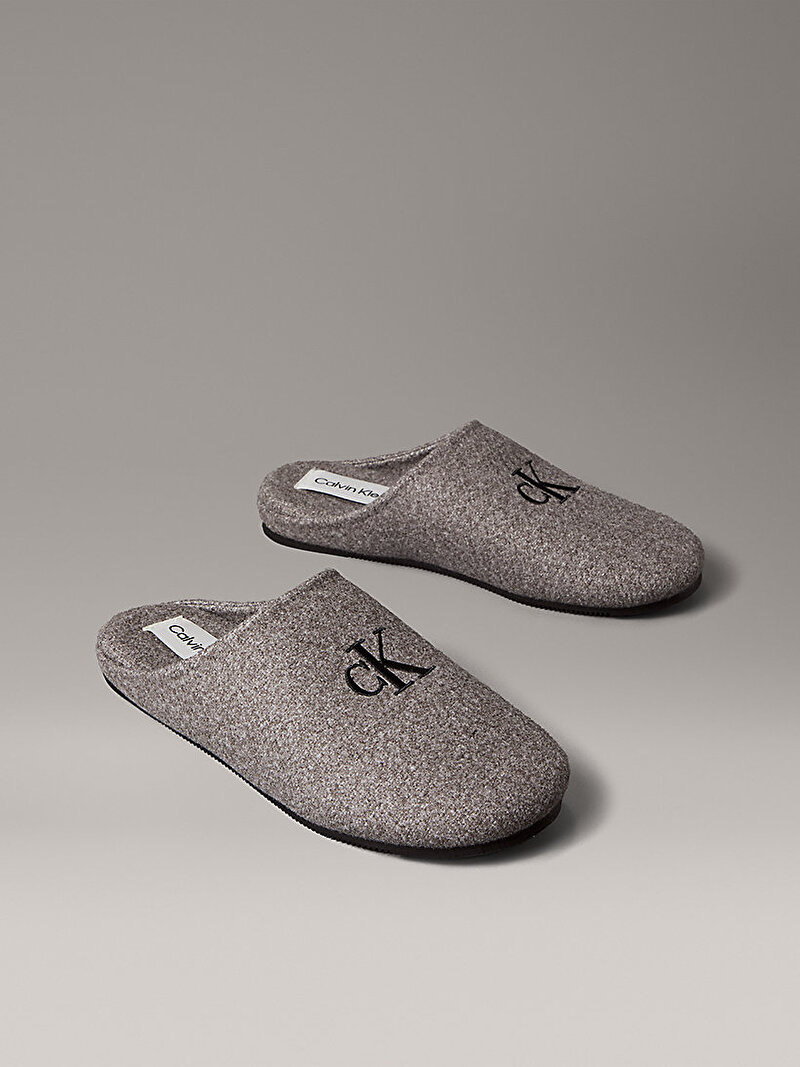 Calvin Klein Gri Renkli Kadın Ev Terliği