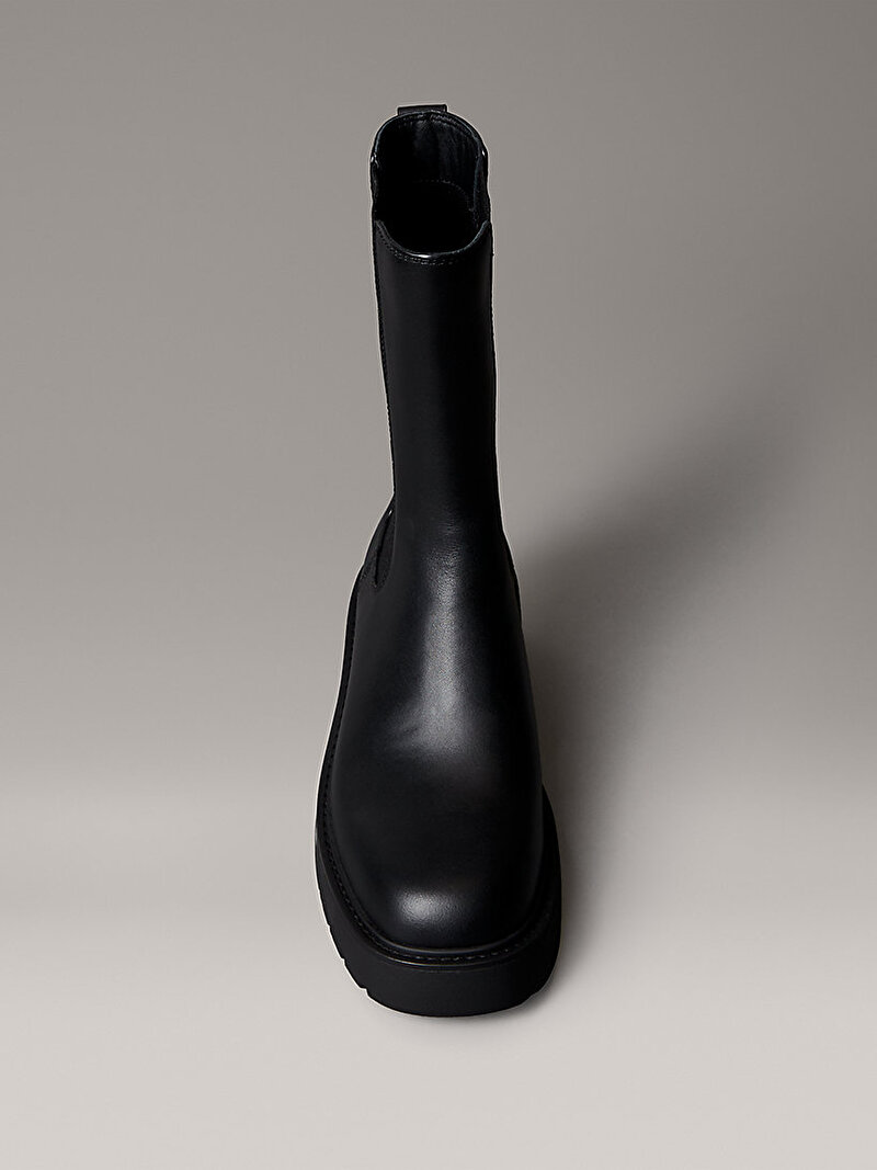 Calvin Klein Siyah Renkli Kadın Chunky High Chelsea Bot