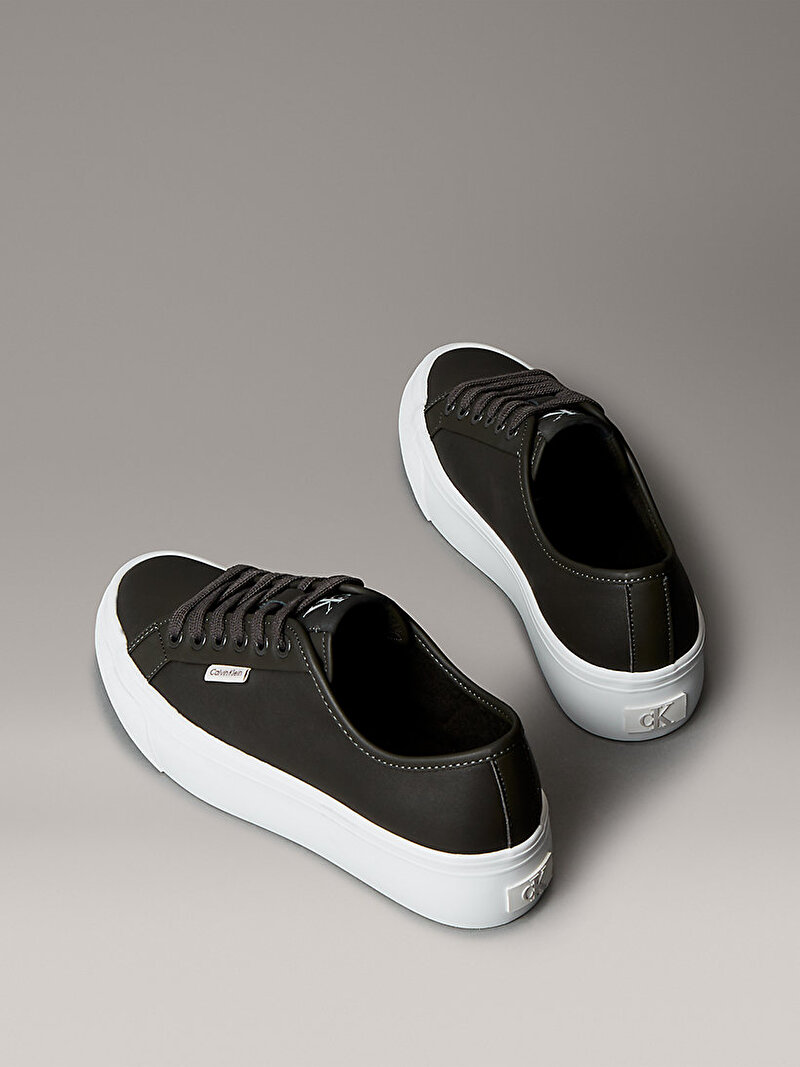 Calvin Klein Siyah Renkli Kadın Vulcanic Flatform Lace Up Sneaker