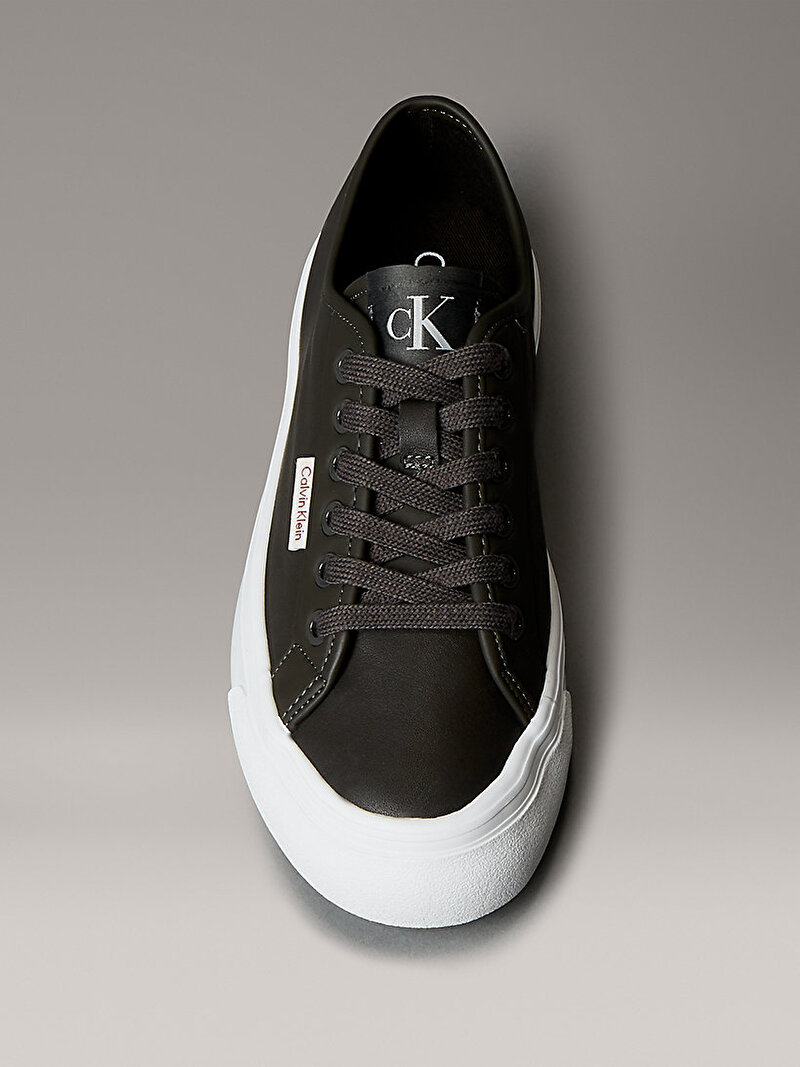 Calvin Klein Siyah Renkli Kadın Vulcanic Flatform Lace Up Sneaker