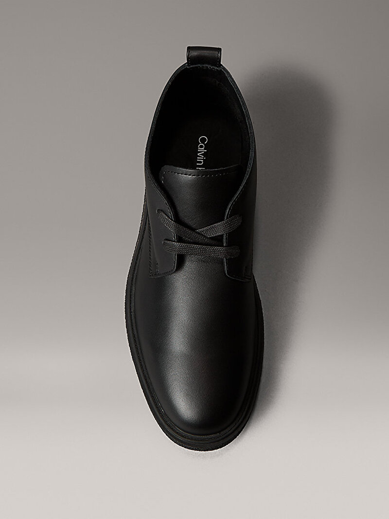 Calvin Klein Siyah Renkli Erkek Text Rubber Desert Bot