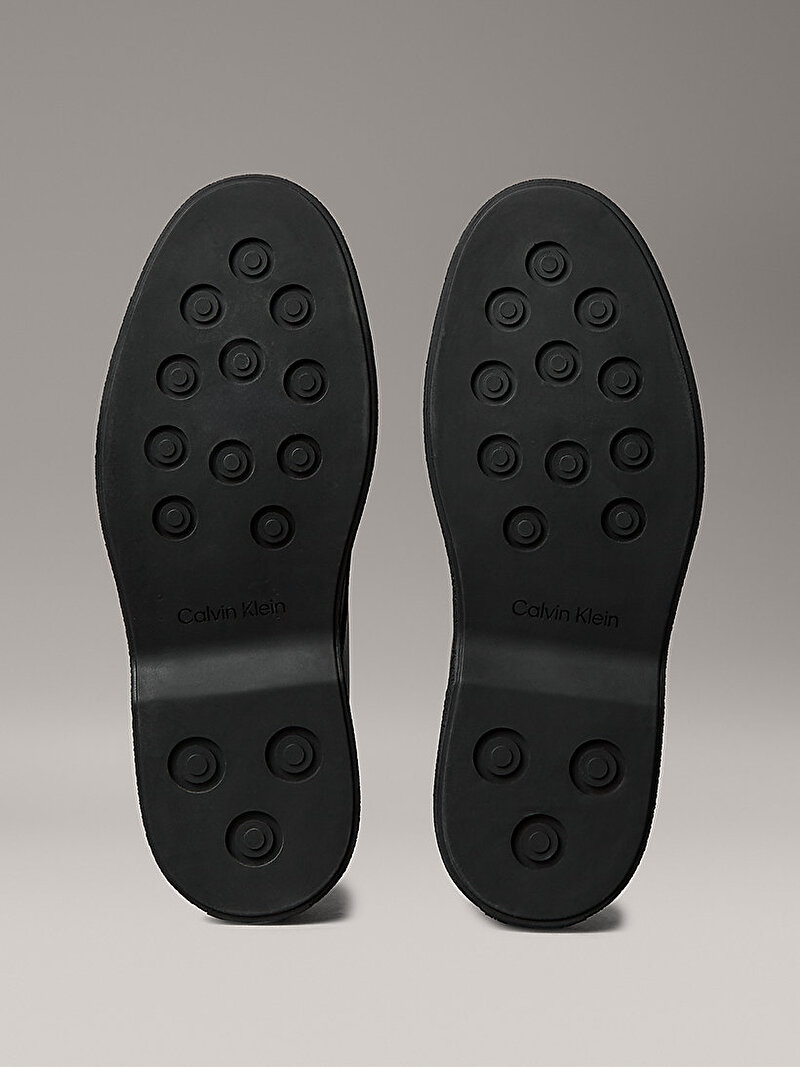 Calvin Klein Siyah Renkli Erkek Text Rubber Desert Bot