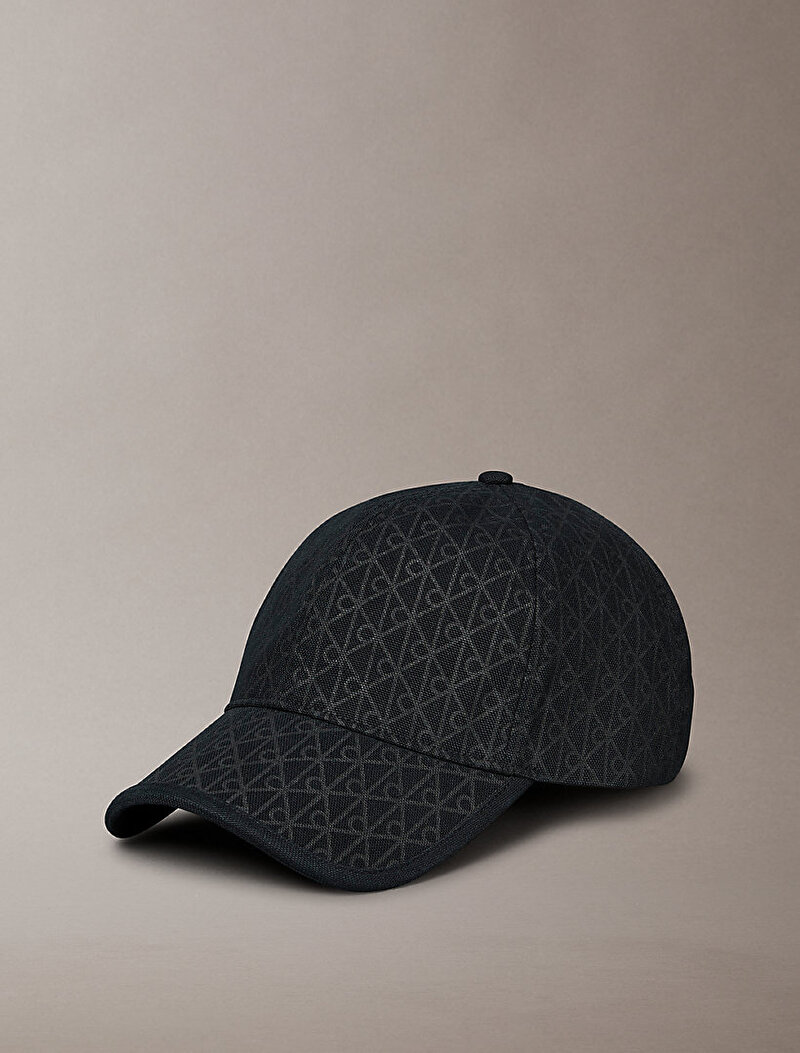 Erkek Emblem Print Şapka