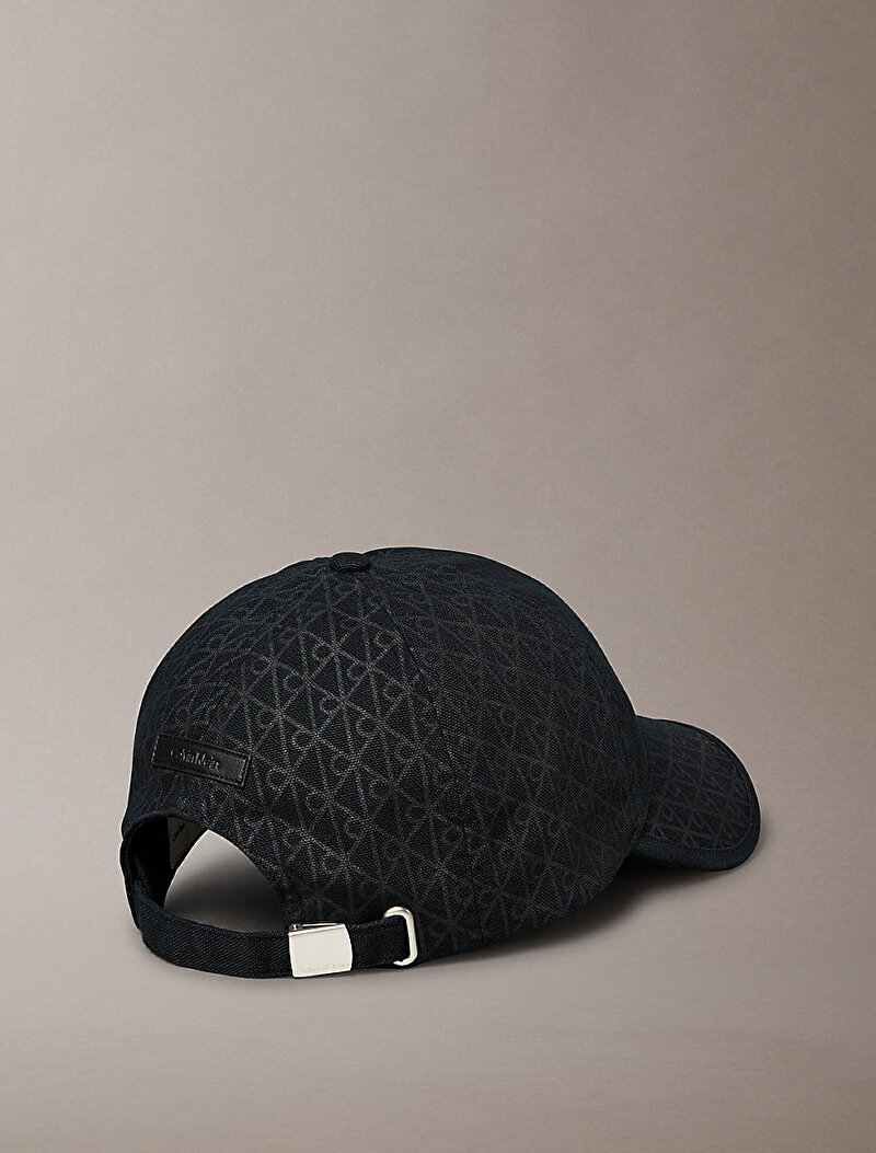 Calvin Klein Siyah Renkli Erkek Emblem Print Şapka