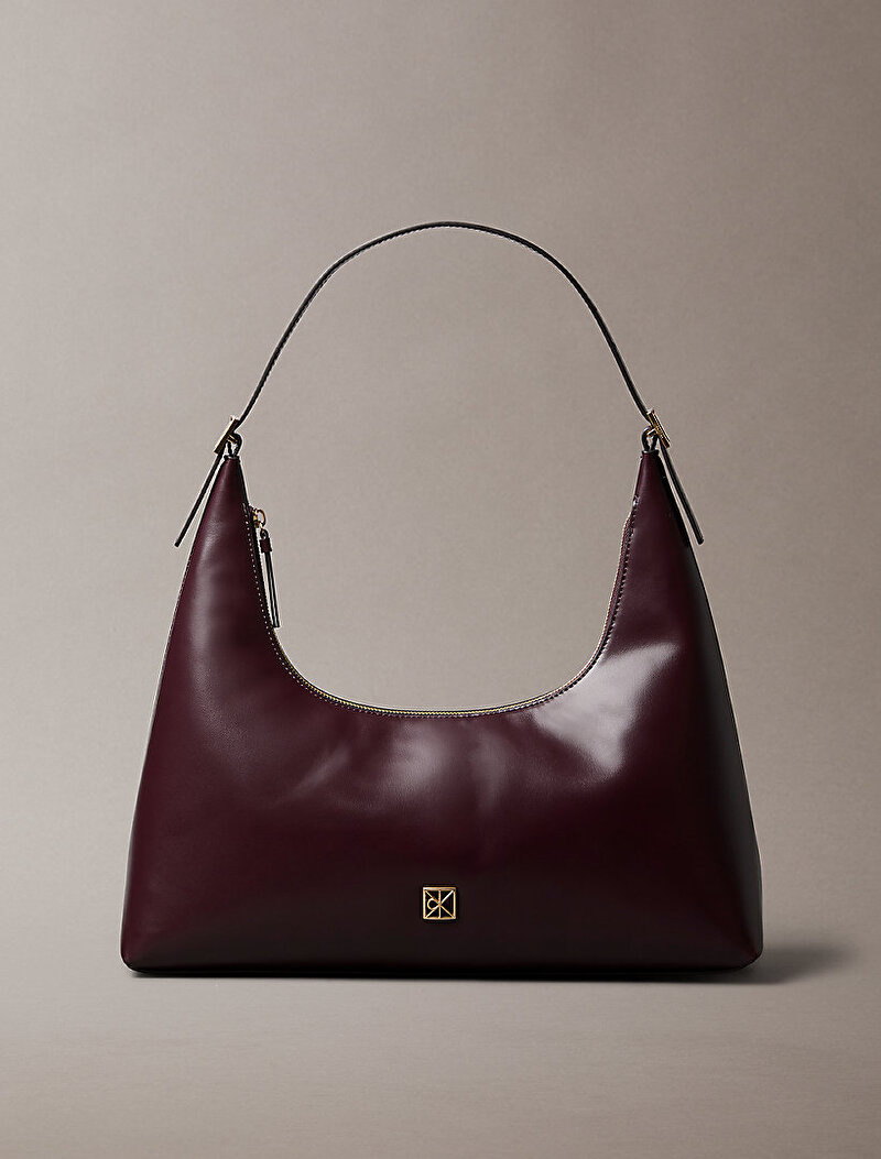 Calvin Klein Kırmızı Renkli Kadın Emblem Omuz Çantası