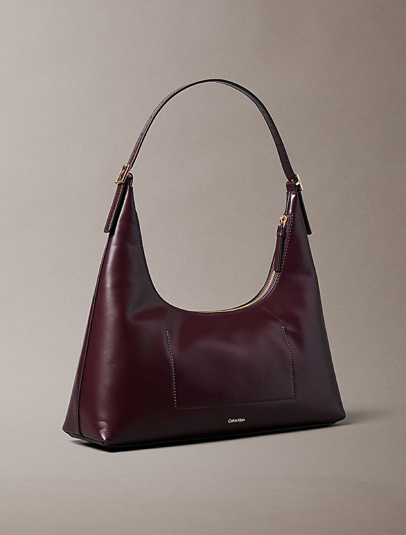 Calvin Klein Kırmızı Renkli Kadın Emblem Omuz Çantası