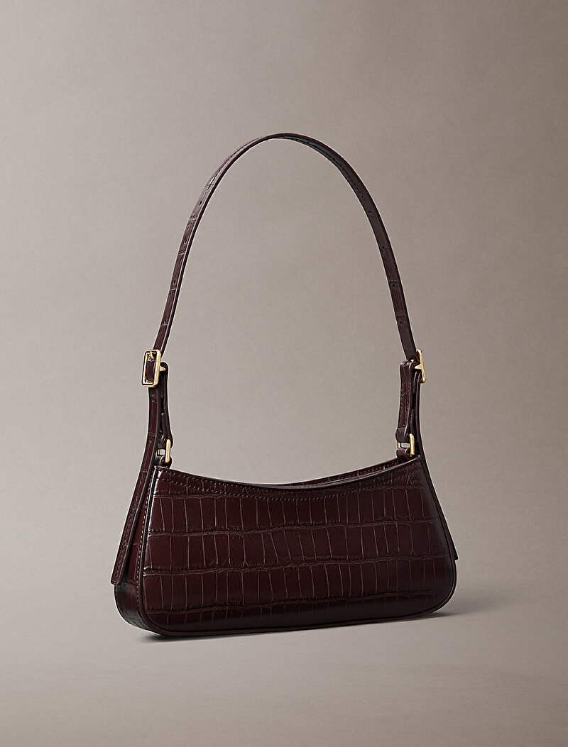 Calvin Klein Kırmızı Renkli Kadın CK Croc Small Omuz Çantası