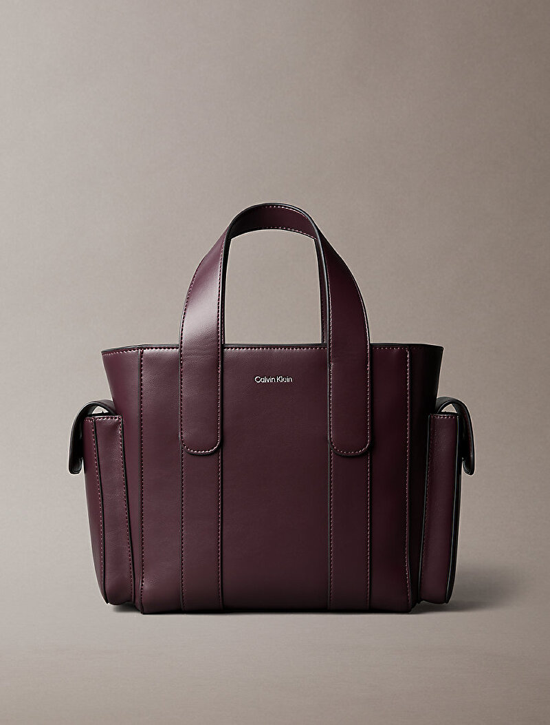 Calvin Klein Kırmızı Renkli Kadın Webbing Strap Tote Çanta