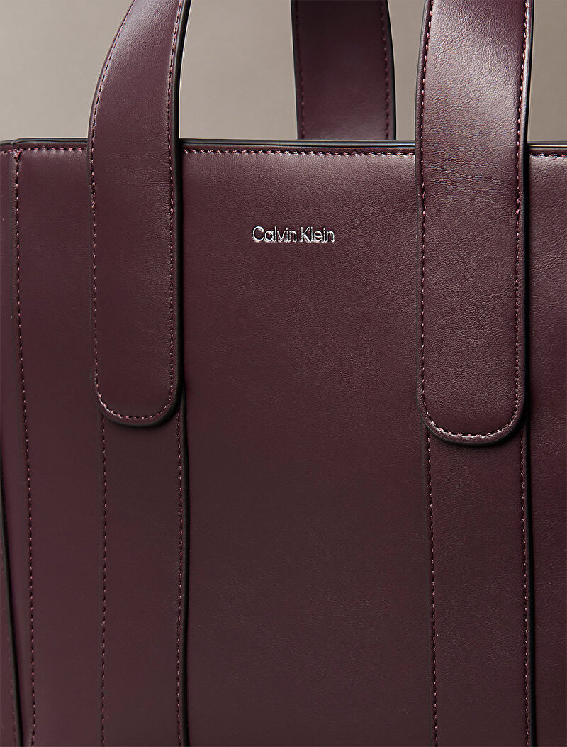 Calvin Klein Kırmızı Renkli Kadın Webbing Strap Tote Çanta