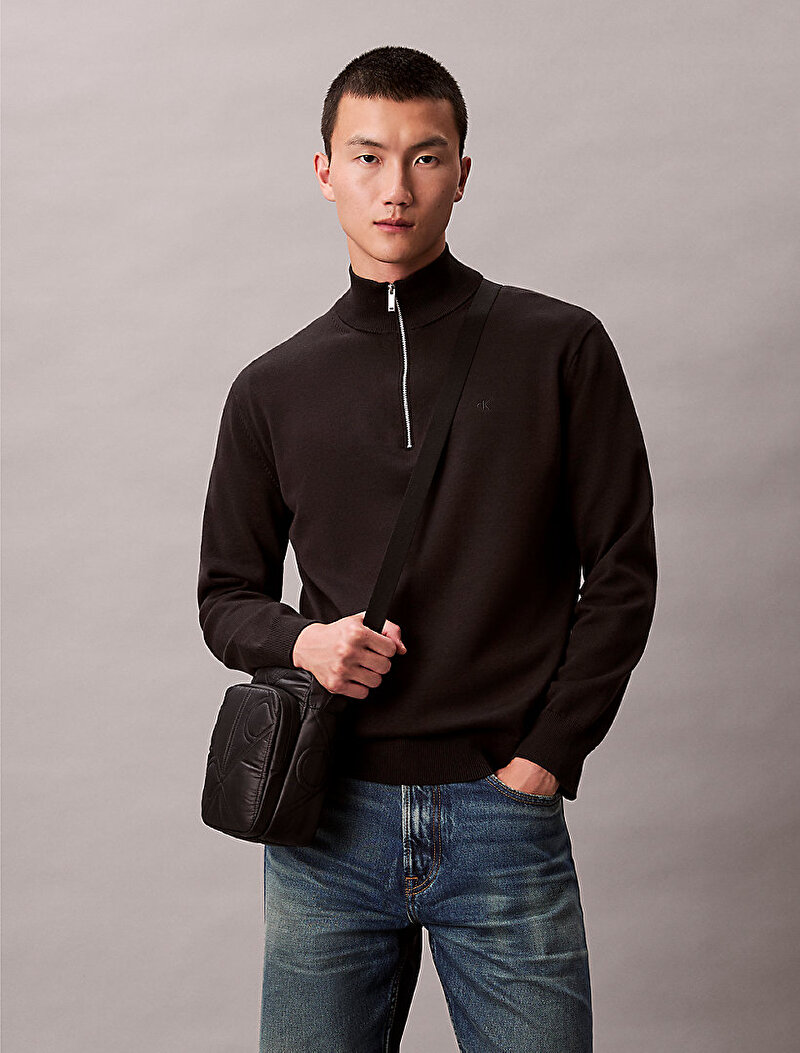 Calvin Klein Siyah Renkli Erkek Puffer Reporter Çanta