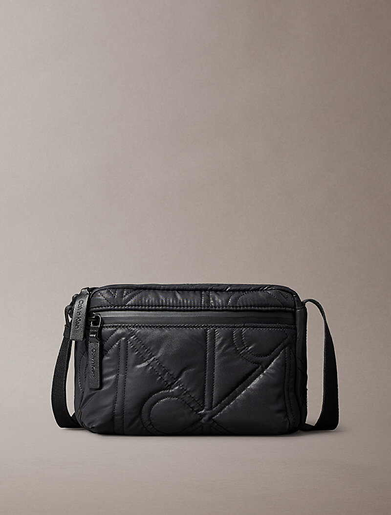 Calvin Klein Siyah Renkli Erkek Puffer Camera Çanta