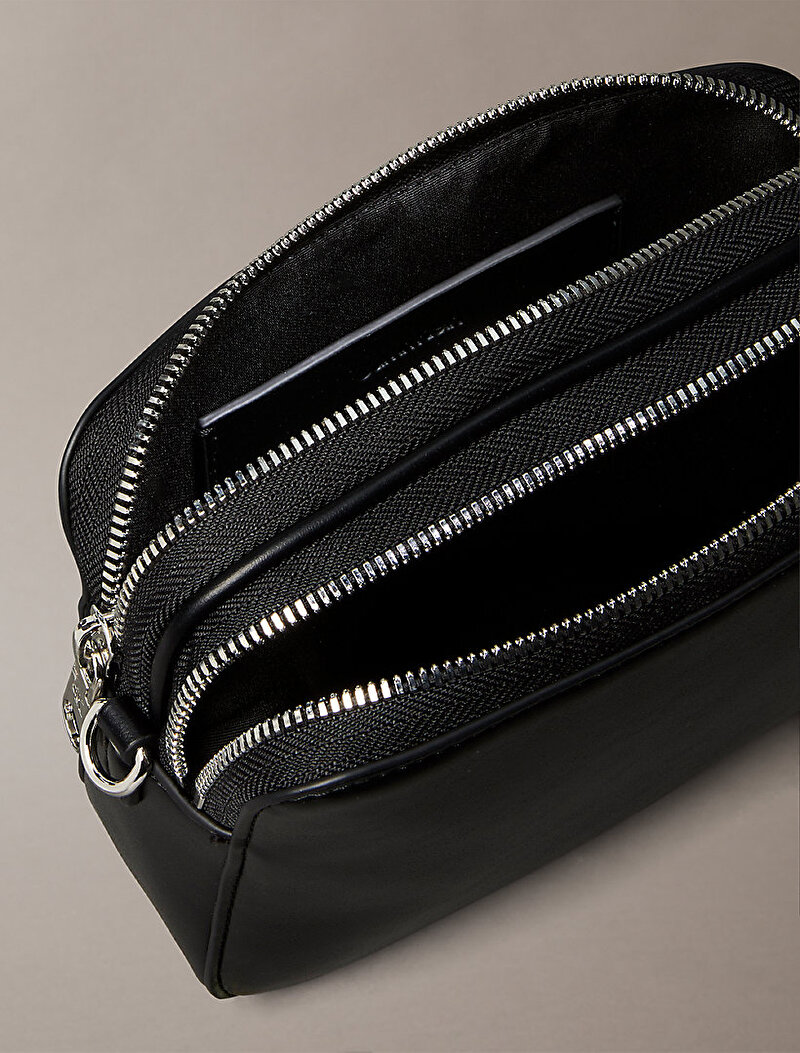 Calvin Klein Siyah Renkli Kadın Webbing Double Strap Çapraz Çanta