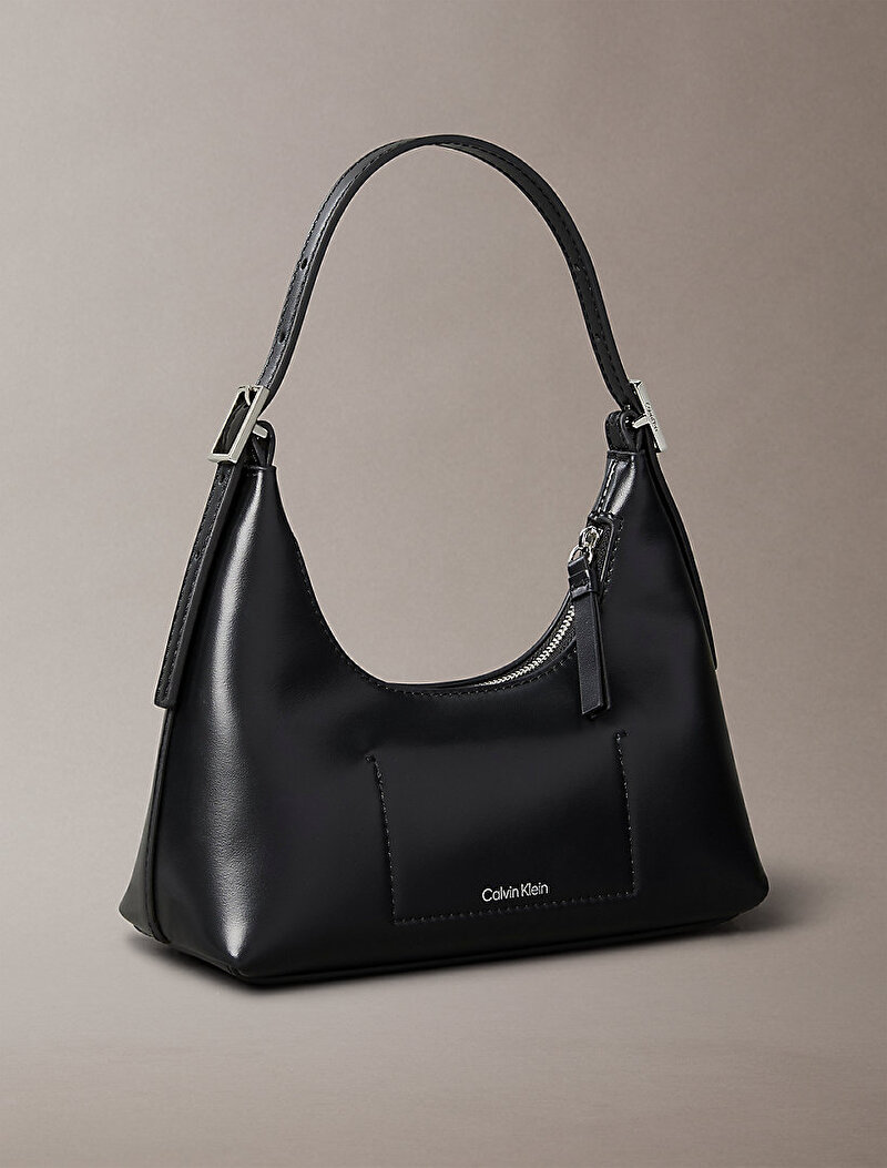 Calvin Klein Siyah Renkli Kadın Emblem Omuz Çantası