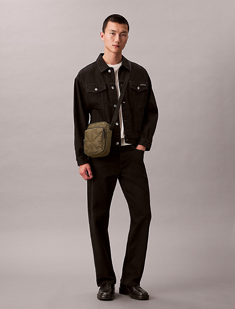 Calvin Klein Yeşil Renkli Erkek Puffer Reporter Çanta