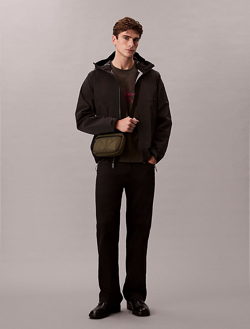 Calvin Klein Yeşil Renkli Erkek Puffer Camera Çanta