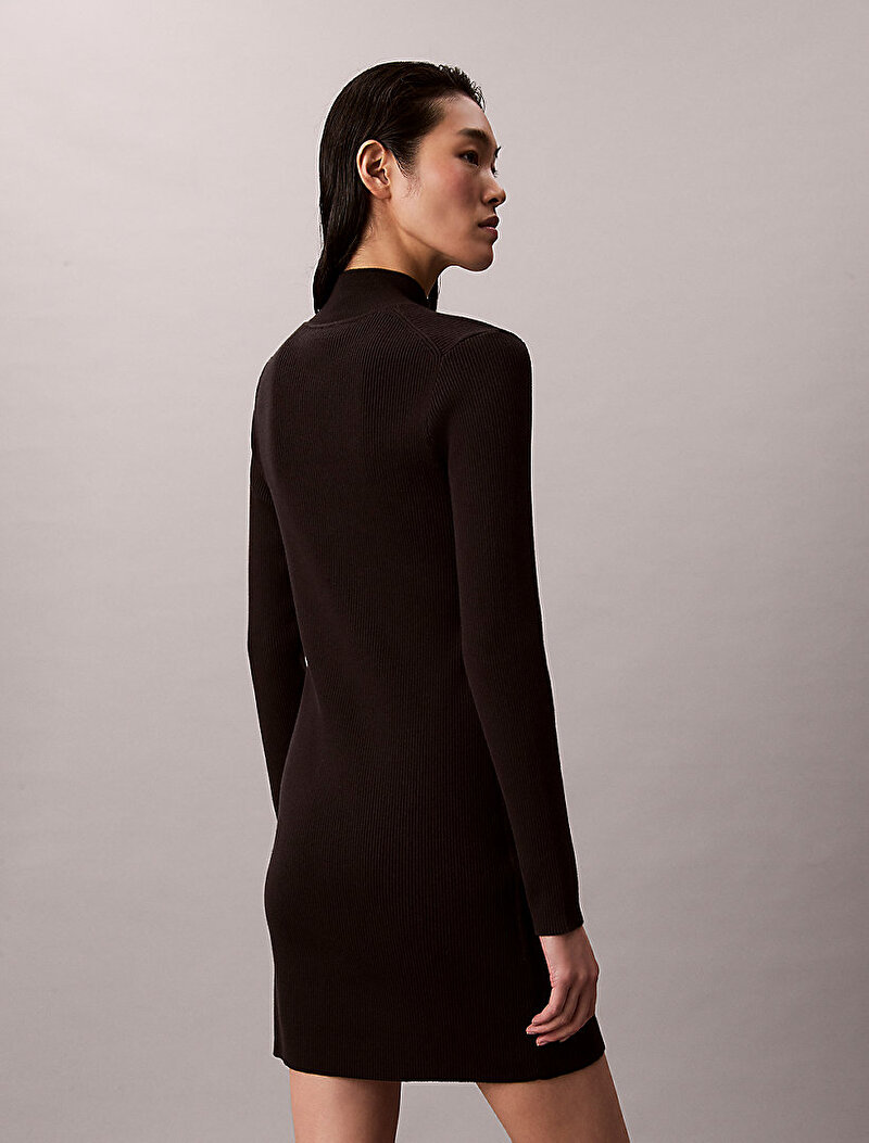 Calvin Klein Siyah Renkli Kadın Mini Elbise