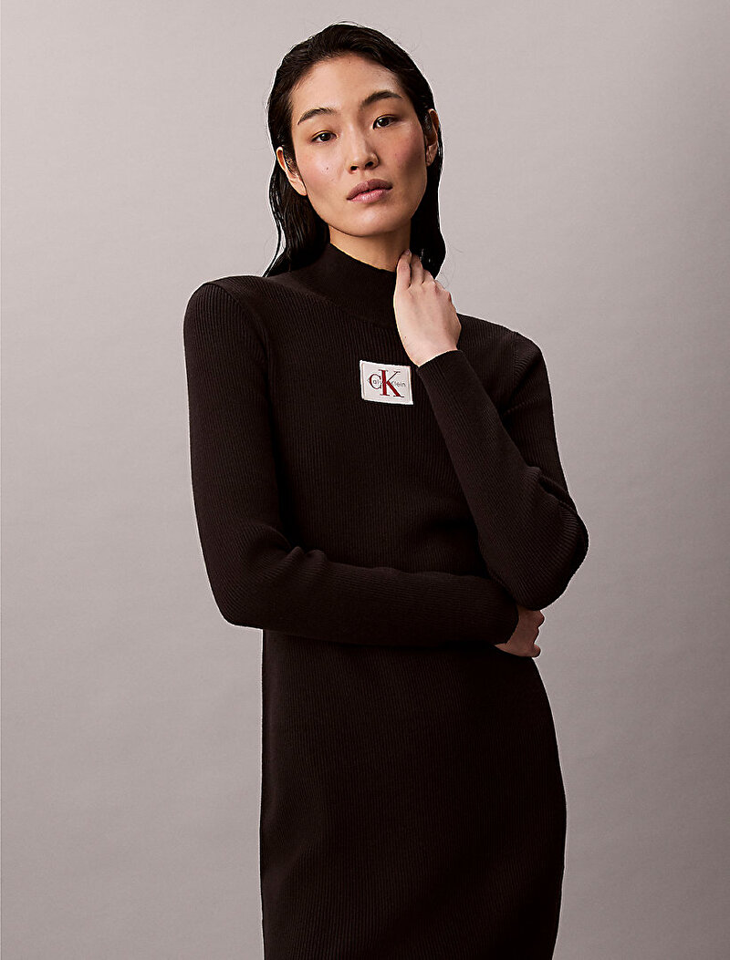 Calvin Klein Siyah Renkli Kadın Mini Elbise