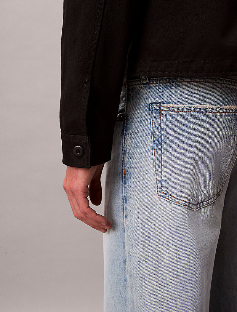 Calvin Klein Siyah Renkli Erkek Melange Flannel Gömlek