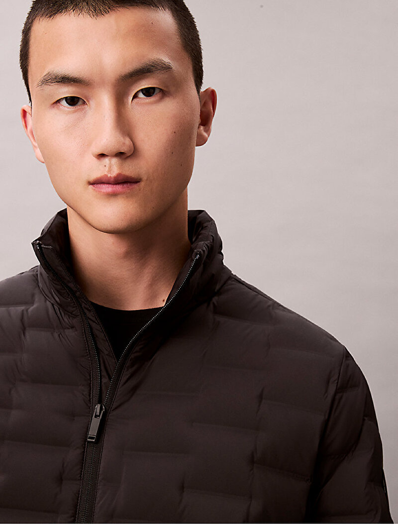 Calvin Klein Siyah Renkli Erkek Pre-quilted Mont