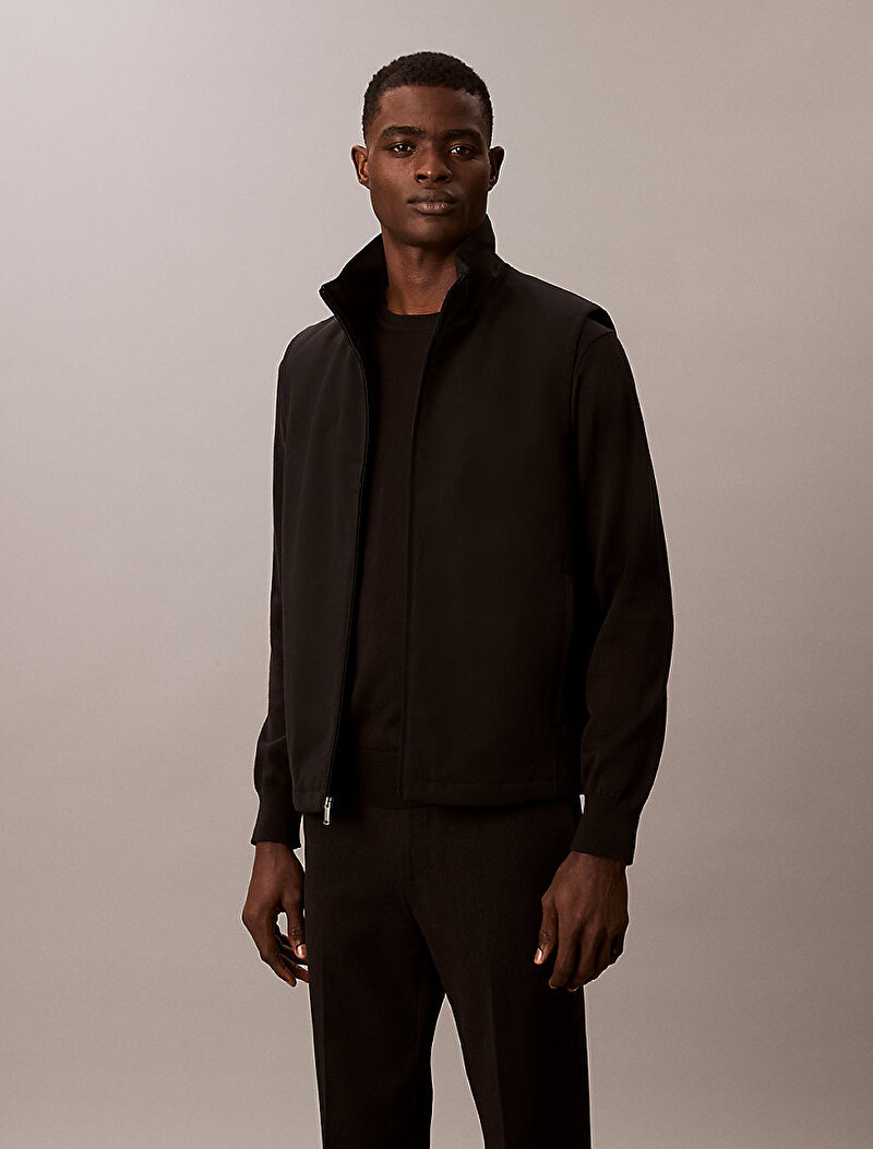 Calvin Klein Siyah Renkli Erkek Refined Tech Ceket