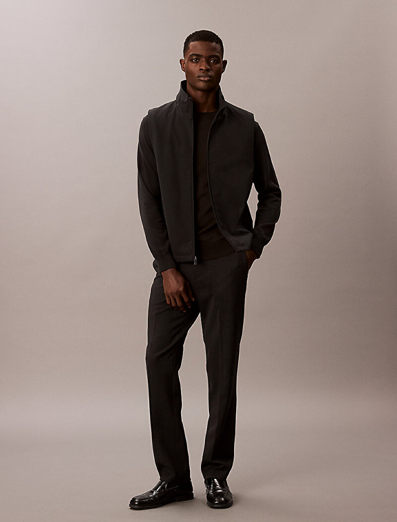 Calvin Klein Siyah Renkli Erkek Refined Tech Ceket
