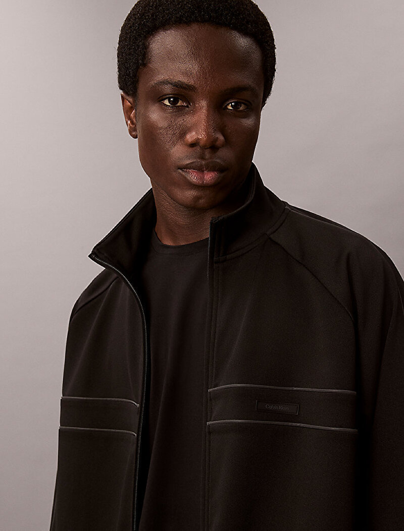 Calvin Klein Siyah Renkli Erkek Full Zip Sweatshirt