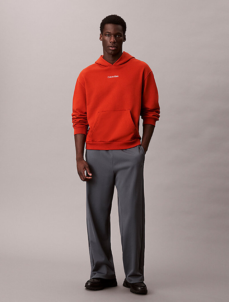 Calvin Klein Turuncu Renkli Erkek Lifestyle Pullover Sweatshirt