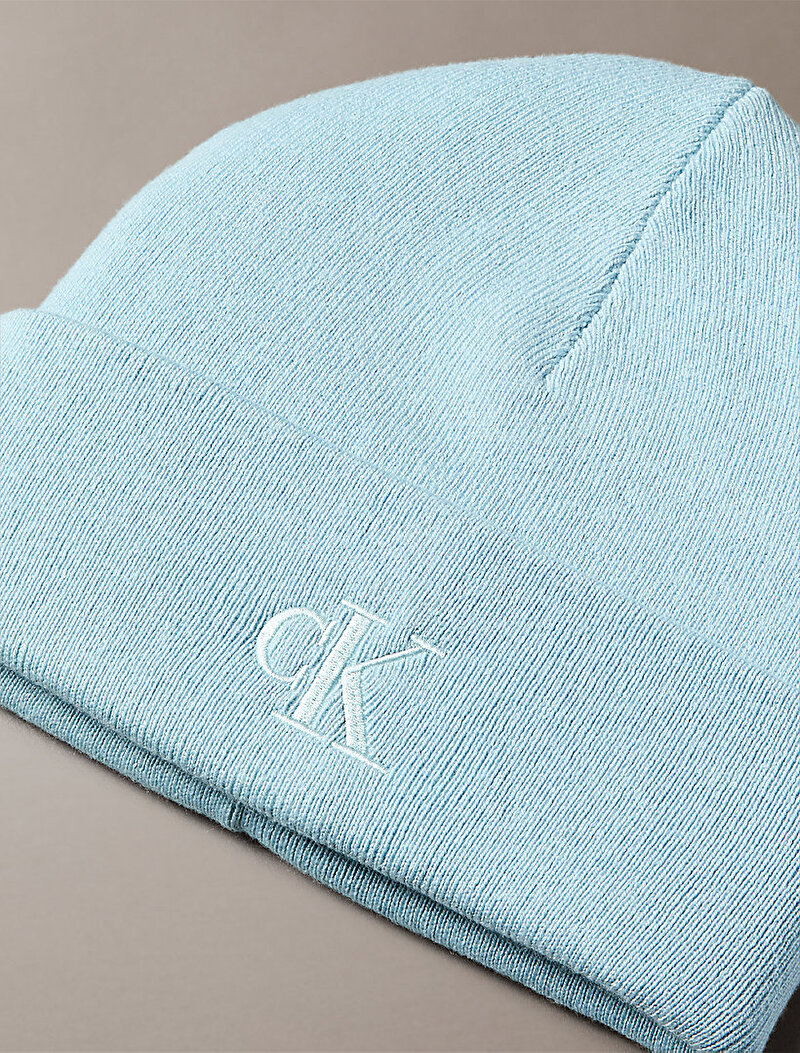 Calvin Klein Mavi Renkli Erkek CK Fine Rib Bere