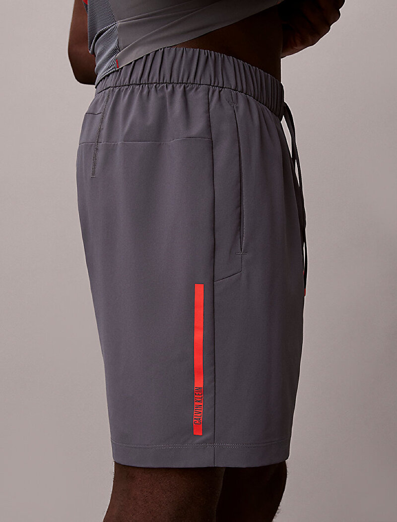 Calvin Klein Gri Renkli Erkek Woven Şort